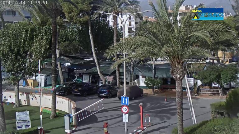 Webcam entrada Camping Cap-Blanch