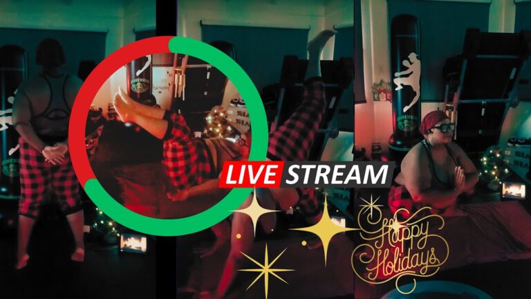 Happy Holidays 100 Reps #Live | ASMR Fitness Adventures!