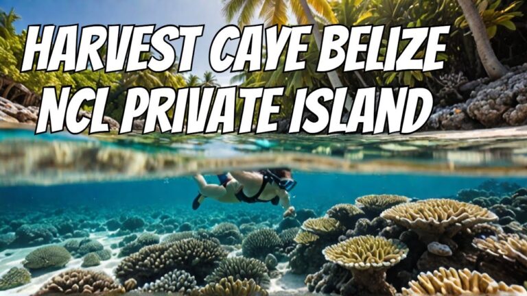 Harvest Caye Belize NCL Private Island.