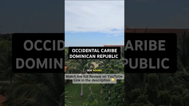 Inside Occidental Caribe 🇩🇴 | Punta Cana All-Inclusive Review! #dominicanrepublic #travel