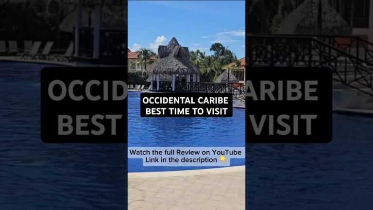 Occidental Caribe. Best time to visit #vacation #travel #beach