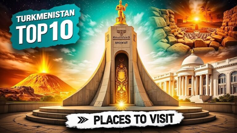 Top 10 Breathtaking Places to Visit in Turkmenistan 🇹🇲 | Hidden Gems of Central Asia!