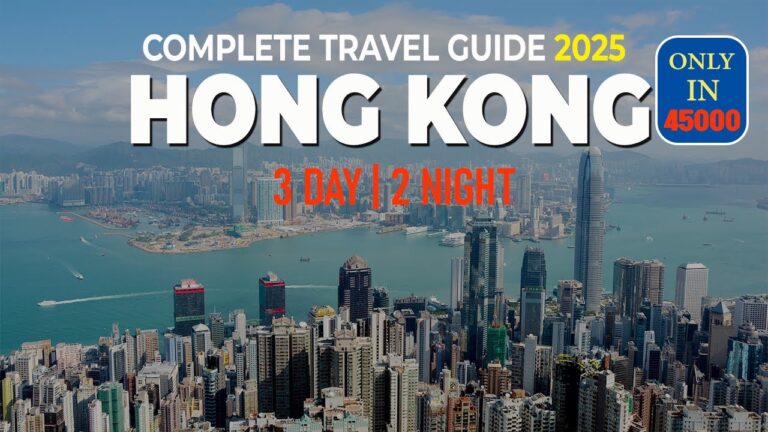 🤯 Hong Kong on ₹45,000?! Your 2025 Budget Travel Guide from India!