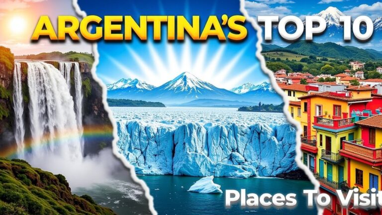 "Top 10 Places To Visit In Argentina 🇦🇷 | From Glaciers To Tango!"