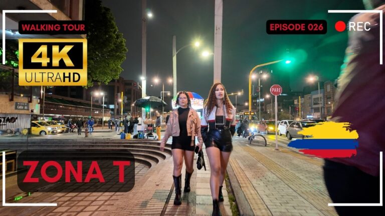 Bogota Entertainment District 🇨🇴 Friday Night ZONA T Walking Tour