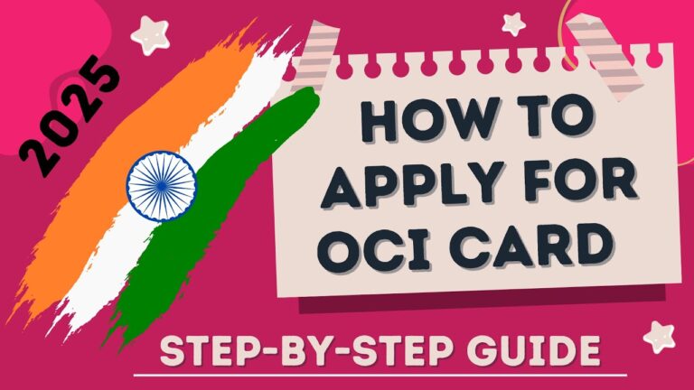 How to Apply for OCI Card – Step-by-Step Guide (2025) #india #oci #ociapplication