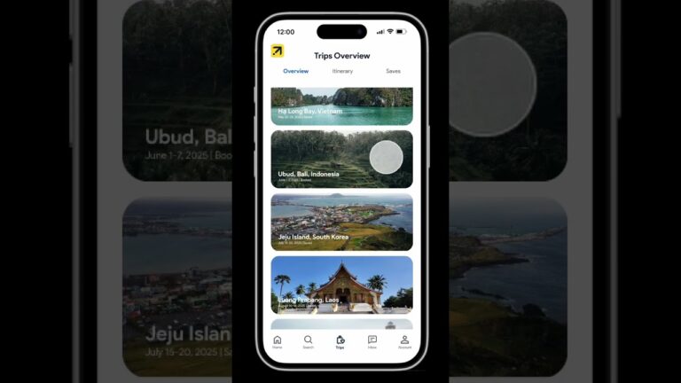 Expedia App Redesign – Travel Mobile Application Video Walkthrough