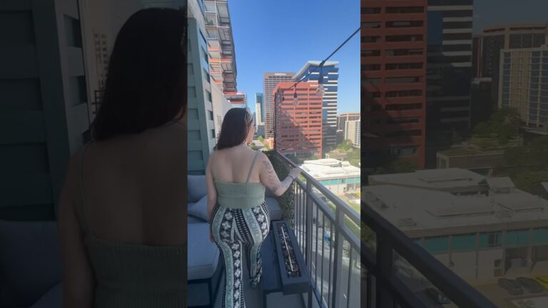 Penthouse view in Denver #sunsetcity #roadtrip  #moving #roadtrips #bodypositivity #travel #vlog