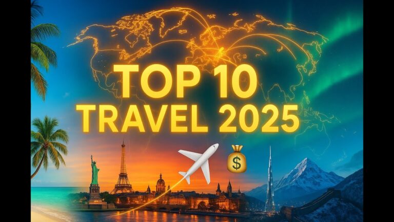 Top 10 Affordable & Beautiful Places to Travel in 2025 💸✈️