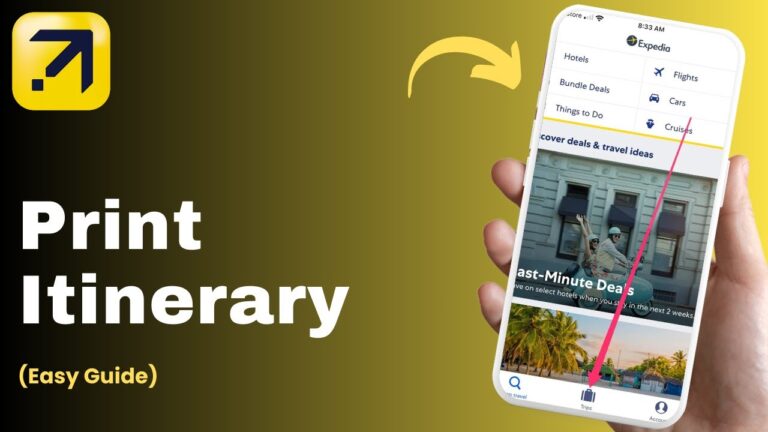 How To Print Travel Itinerary In Expedia !
