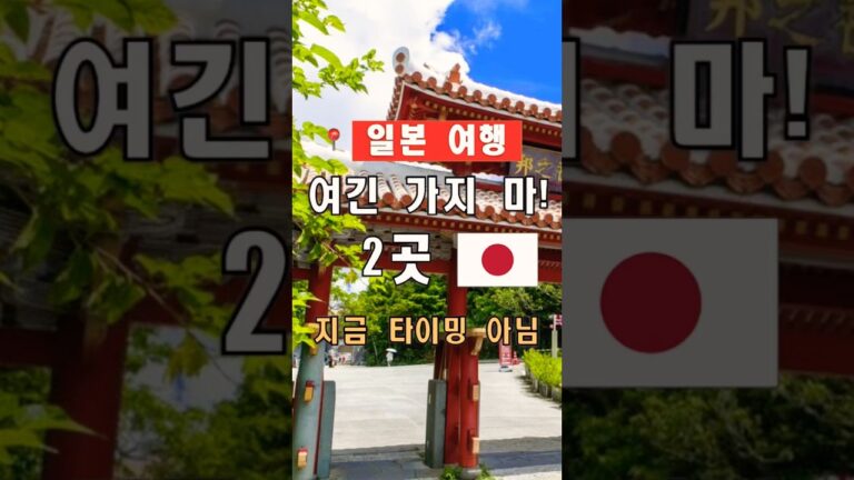 2025년 지금 일본에서 방문하지 말아야 할 두 곳 | 여행 전 꼭 확인하세요 | #shorts, #일본여행, #여행꿀팁, #여행힌트
