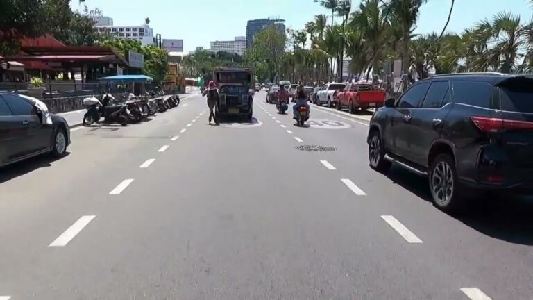 Pattaya Will Amaze You… This City is Beautiful! The Stunning Beach Road! #thailand #pattaya
