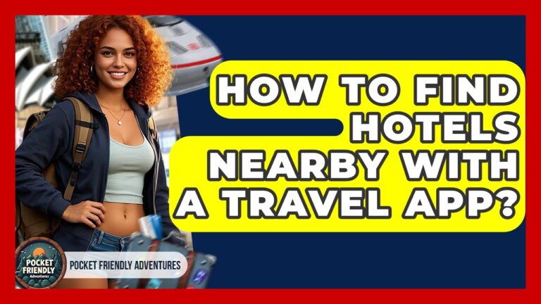 How To Find Hotels Nearby With A Travel App? – Pocket Friendly Adventures