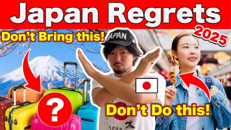 2025 Update | Foreign Tourist's Biggest Japan Regrets | Don't Make These Mistakes in Japan