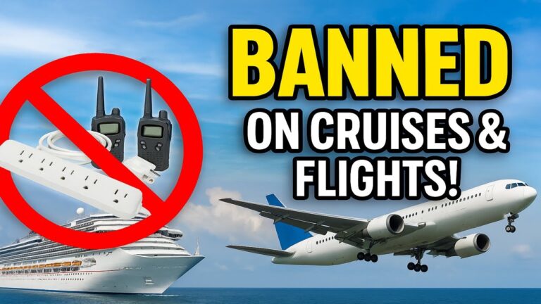 Avoid trouble! Learn 8 banned items you can’t bring on cruises or planes. 🚫✈️🛳️