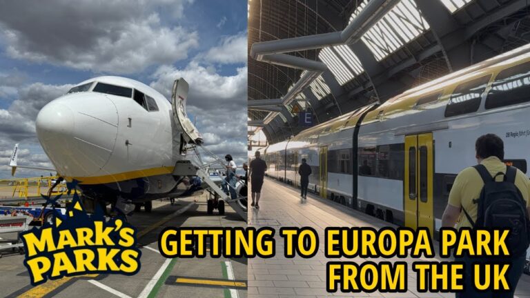 How I Got from Stansted to Europa Park | Europa Park Travel Vlog
