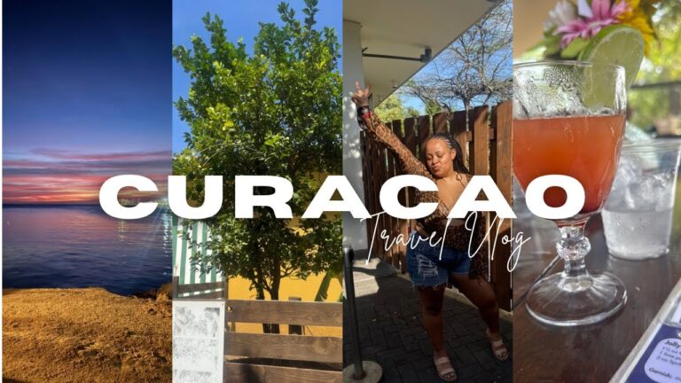 Travel Vlog || Curacao Girls Trip | Caribbean KFC Review + Mixology Class + Hookah Lounge 🍹 ♡