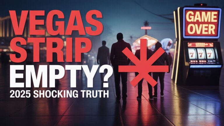 Vegas Strip 2025 Why It’s Empty The Shocking Truth Revealed