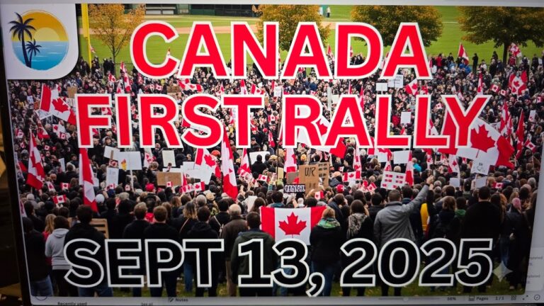 Canada First Rally in Toronto LIVE Protest Part 2