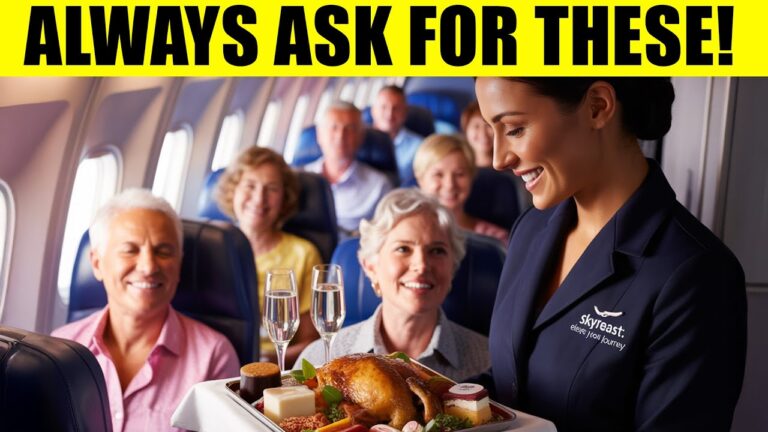 10 Secret FREE Things Airlines Hope You Never Ask For 2025