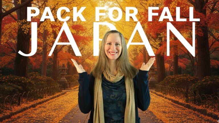 Japan Packing List FALL Autumn Carry-On Only! 🍁 What to Wear in Tokyo