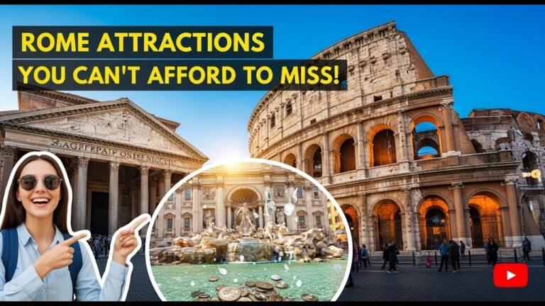 Top 5 Rome Attractions You Can’t Afford to Miss! | Travel