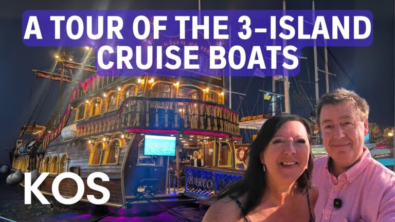 GREECE KOS We Tour THREE of the BEST 3-Island Cruise Boats