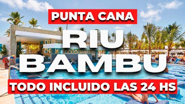 Hotel Todo Incluido las 24 Hs en Riu Bambu Punta Cana