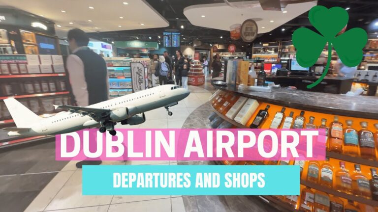 Dublin Airport TERMINAL 1 Departures – Bars, Shops and Walkthrough DUB