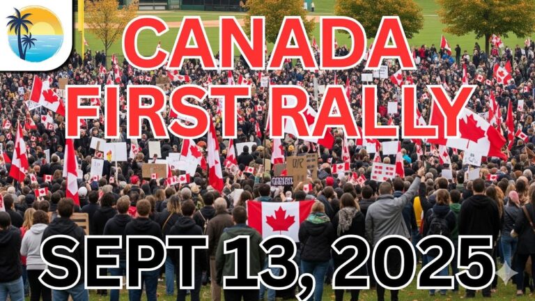 Canada First Rally in Toronto Protest