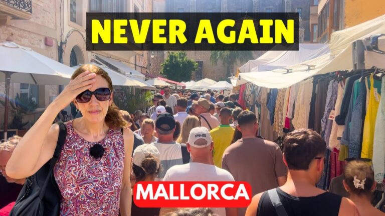 AVOID Santanyi Market, Mallorca: CLAUSTROPHOBIC, PACKED & NOT FOR ME!