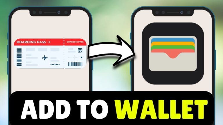 How To Add Flight Ticket To Apple Wallet (2025) – Add Flight Ticket To Apple Wallet From Email