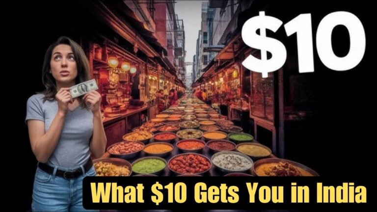 What $10 Gets You in India – Street Food Challenge – Travel Video