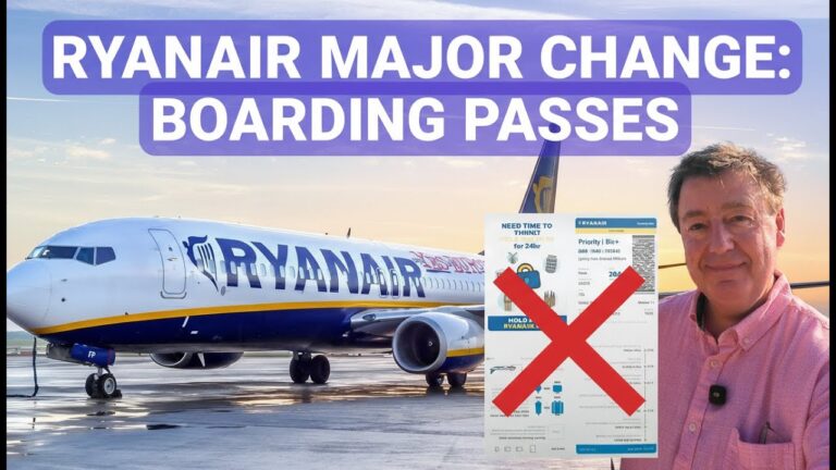 RYANAIR Boarding Pass Rule Change: Don't Get Caught Out