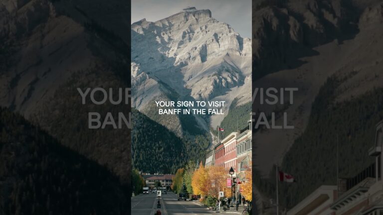 Your Sign to Visit Banff This Fall 🍂
