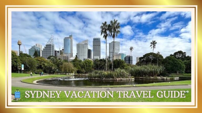 Syndey vacation travel guide