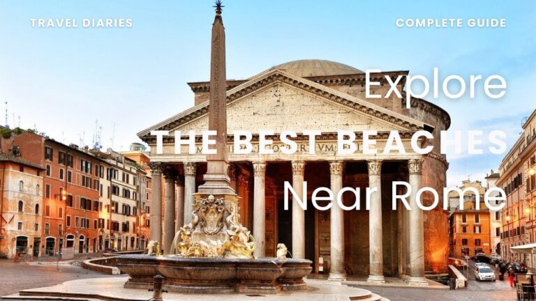 From City to Sea in 30 Minutes 🚆 | Best Beaches Rome Has to Offer