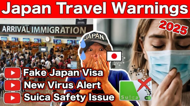 Top 9 Japan Travel Warnings 2025 | Suica Security Issue, New Infection Risk, Entry Update