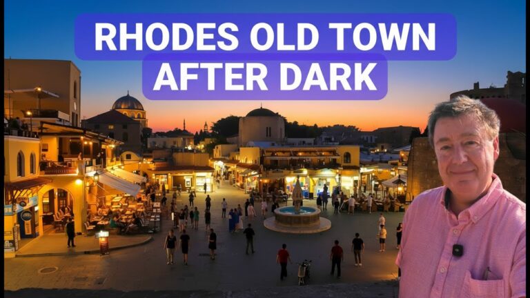 GREECE RHODES Old Town After Dark – RESTAURANTS, Cafes, BARS, Bakeries, Ice cream, Entertainers