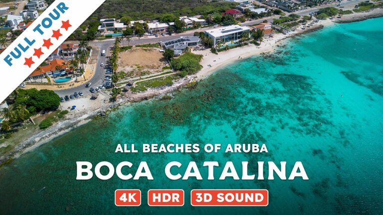 Boca Catalina, Aruba — Beach Walking Videos of ALL Beaches of Aruba (4K, HDR, 3D Sound)
