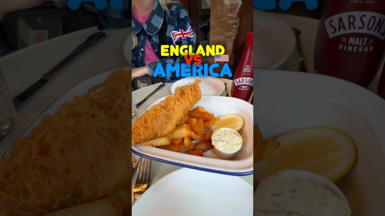 Fish & Chips: USA vs UK 🇬🇧 🇺🇸