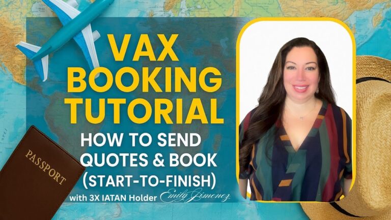 VAX Booking Tutorial: How to Send Quotes & Book (Start-to-Finish)