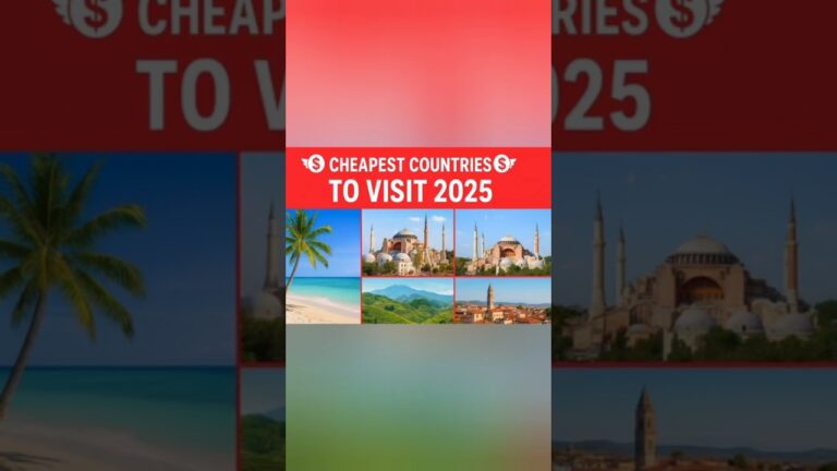 Most Affordable Countries to Visit in 2025 | Budget Travel Vlog