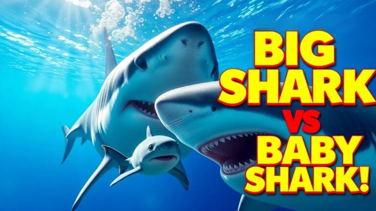 When a Big Shark Real Meets a Baby Shark: Unbelievable Ocean Behavior Caught on Camera