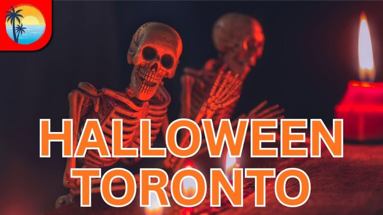Halloween Downtown Toronto After Blue Jays Game