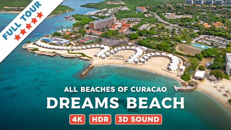 Dreams Beach, Curacao — Beach Walking Videos of ALL Beaches of Curacao (4K, HDR, 3D Sound)
