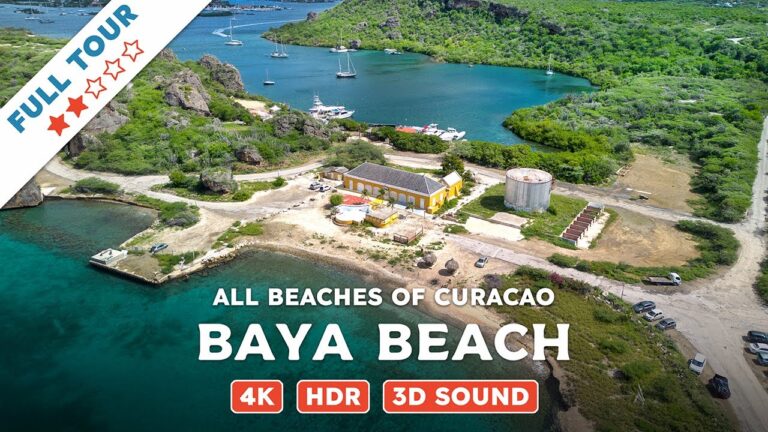 Baya Beach, Curacao — Beach Walking Videos of ALL Beaches of Curacao (4K, HDR, 3D Sound)