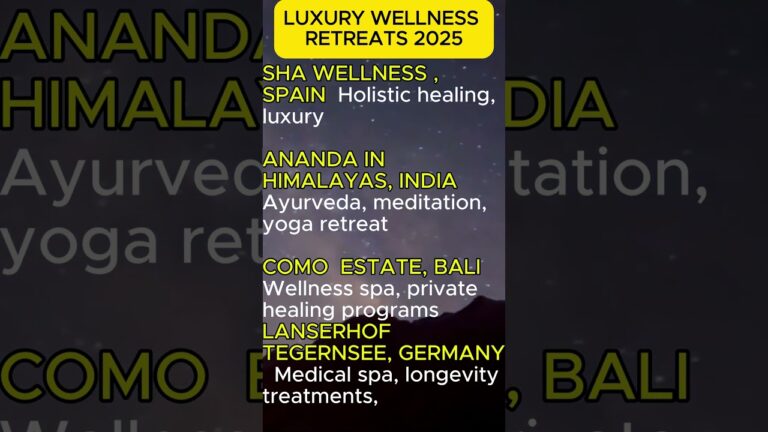 luxury wellness retreat 2025 #expedia #travel #luxuryholidays
