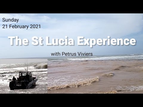 St Lucia Estuary – What is the dark water exiting