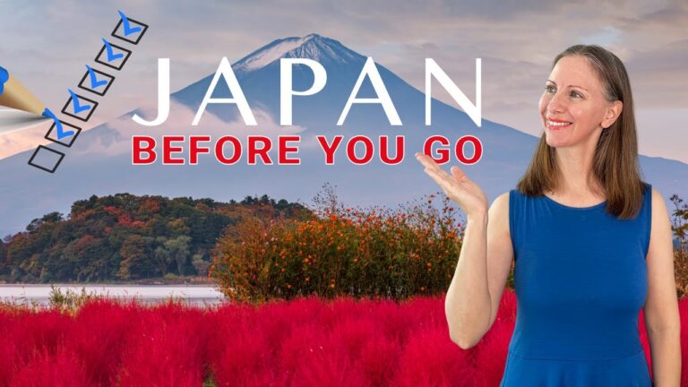 One Week Before Traveling to Japan Checklist